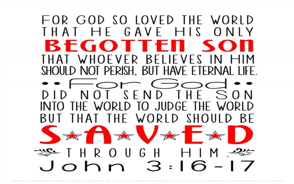 Bible Verses About Faith John 3:16 17 HD Wallpapers Free Download