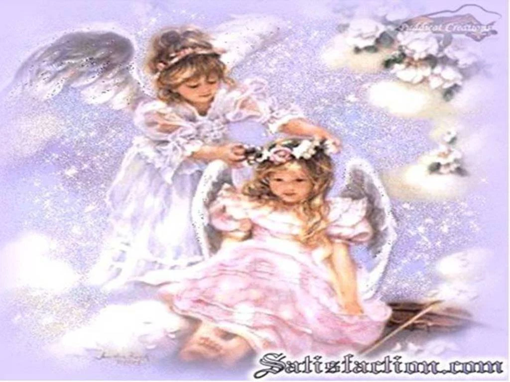 Wallpapers Little Angels Christmas Baby Angel 1024x768