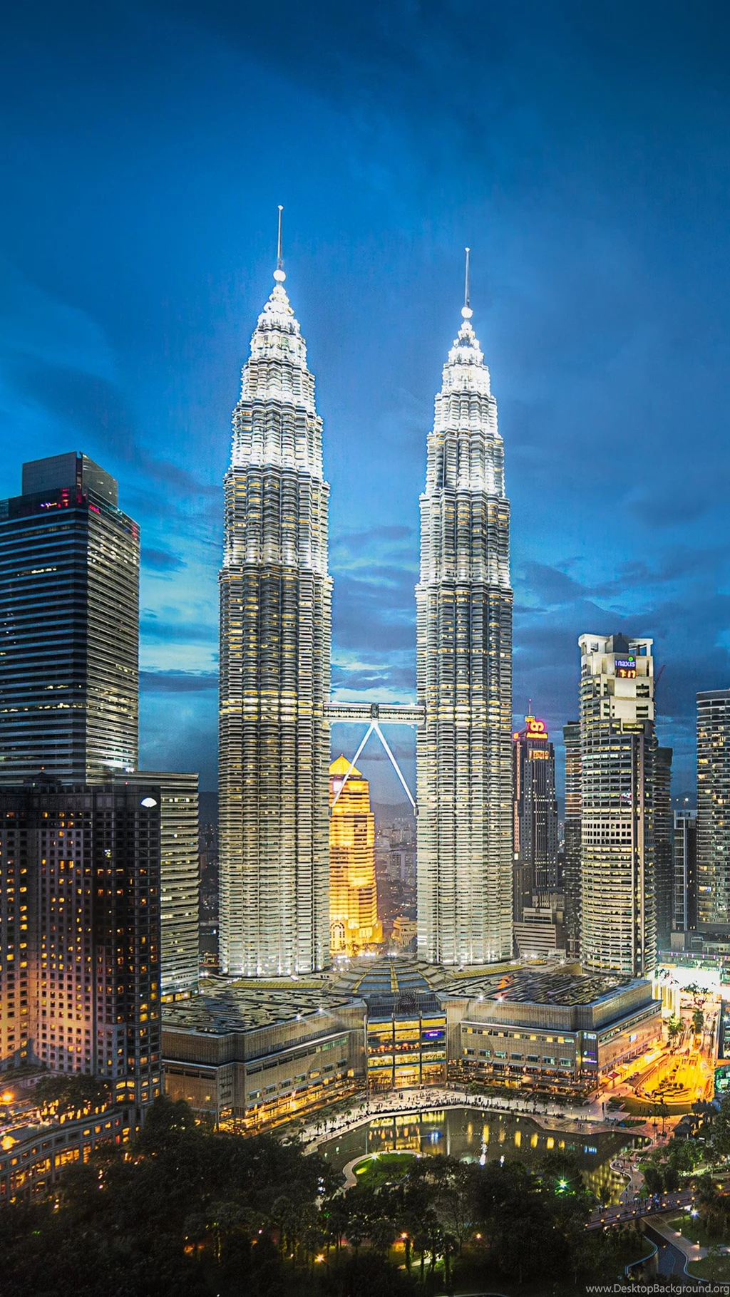 City Buildings At Night Iphone 6 Plus Wallpapers