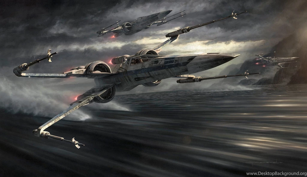 Jerry Vanderstelt's The Force Awakens Painting : Wallpapers
