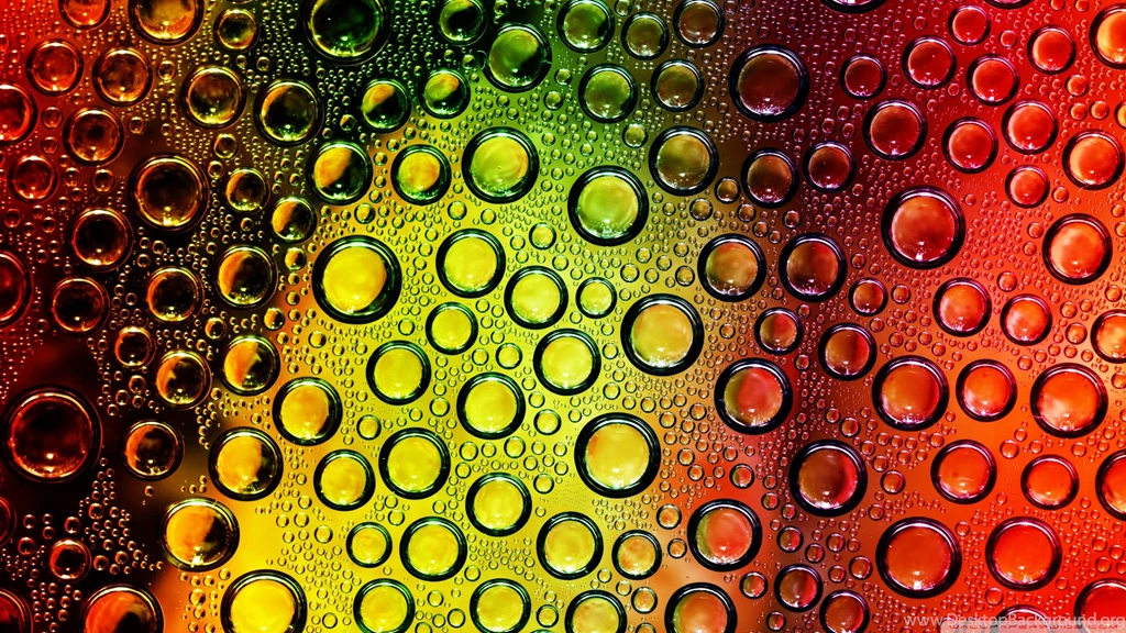 Colorful Water Drops Wallpapers