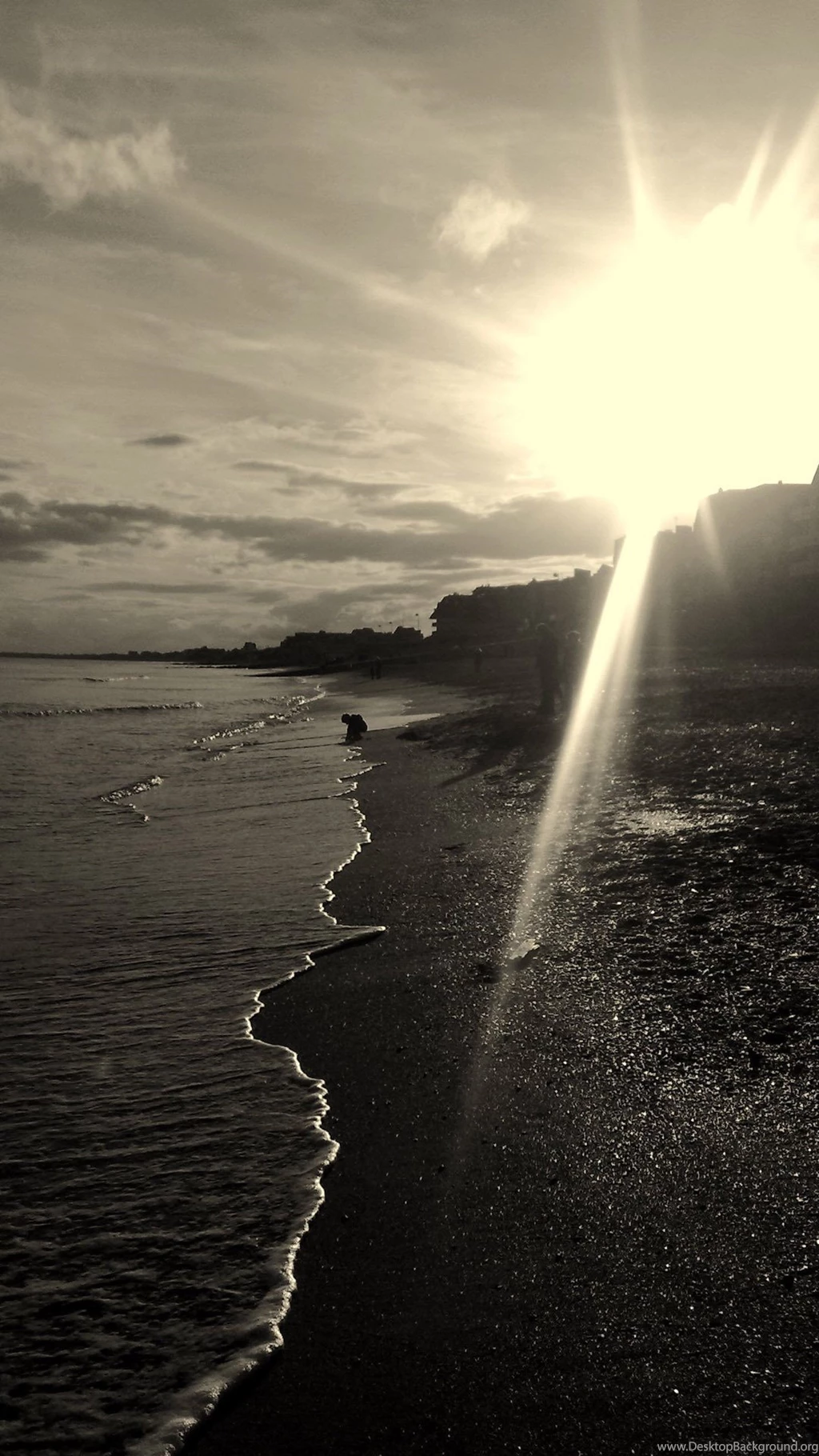 Monochrome Sunset   Best Htc One Wallpapers, Free And Easy To Download