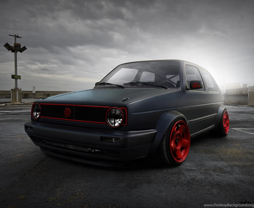 Download Wallpapers Volkswagen, Volkswagen, Golf, Golf, Car, Car ...