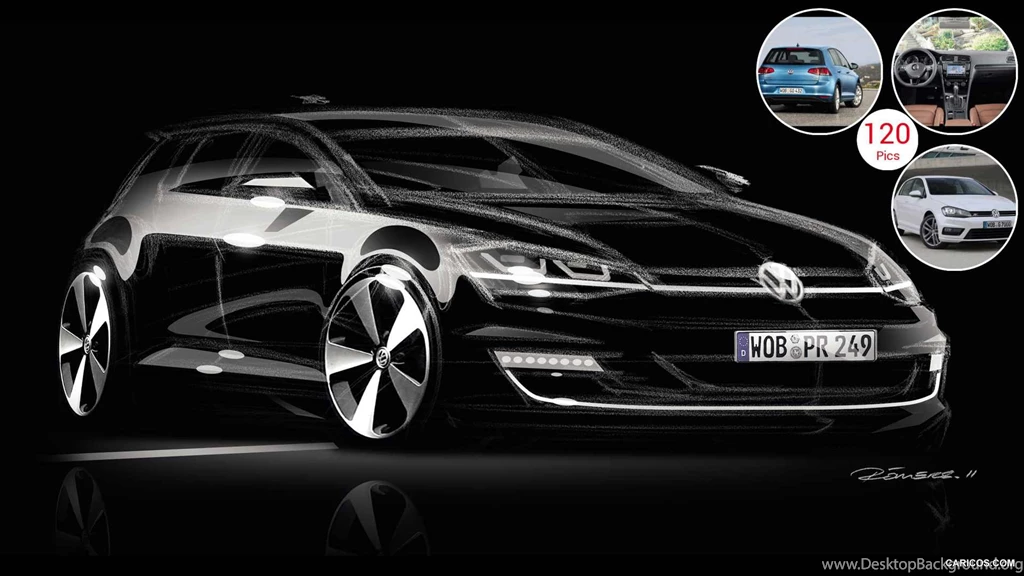 2013 Volkswagen Golf 7 (vii) Design Sketch