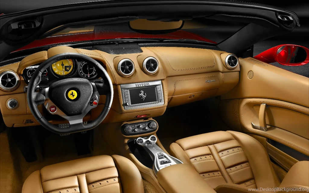 2009 Ferrari California Interior Wallpapers