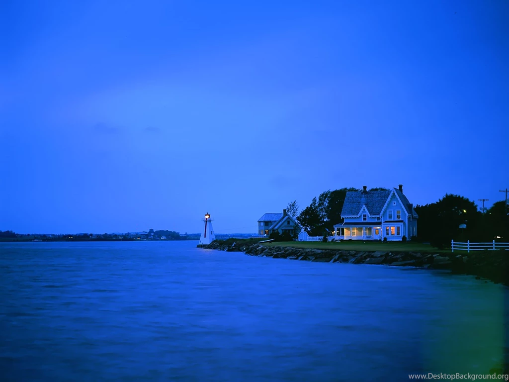 A Peaceful Night City Night Scene Photography 1600x1200 NO.18 ...
