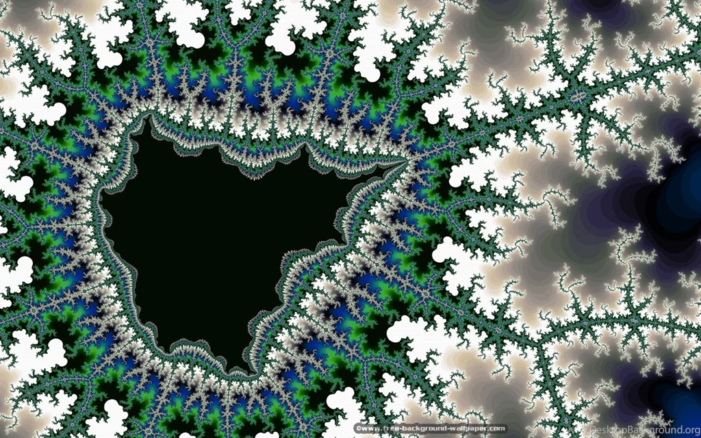 The Mandelbrot Fractal Fractal Desktop Backgrounds 1280x800 Pixels