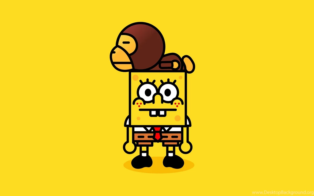 Spongebob, Wallpaper, Monkey, Sizes (