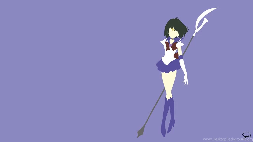 Sailor Saturn Sailor Moon Minimalist Wallpapers By Greenmapple17