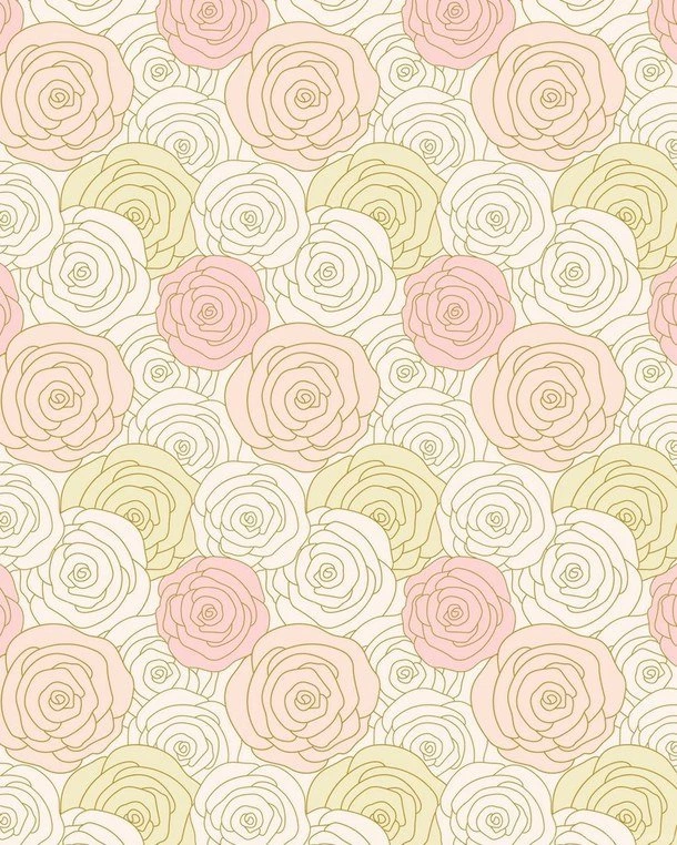 Rose Flower Pattern OGQ Backgrounds HD Image