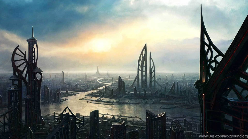 50 Futuristic City Wallpapers