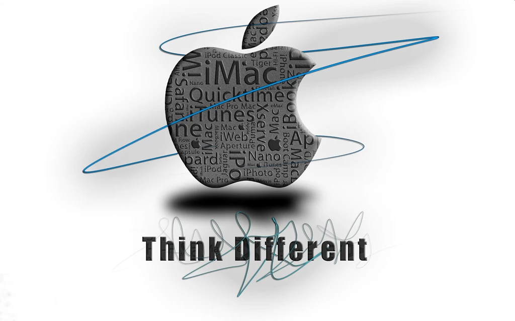 Apple Logo Mac Think Different