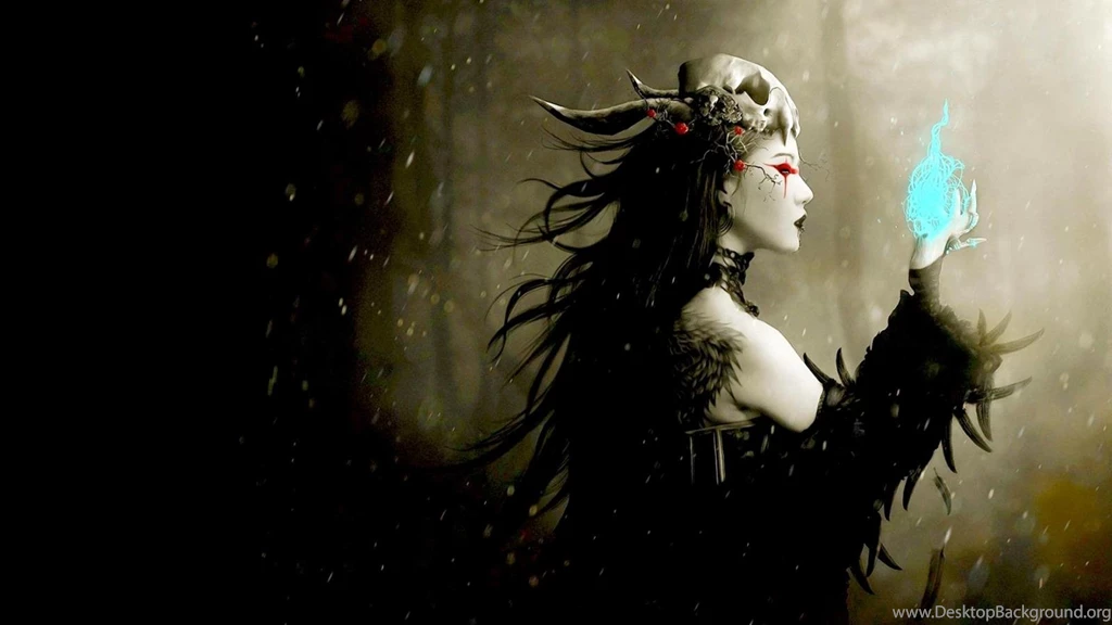 SKULL HEAD GOTHIC WALLPAPER (