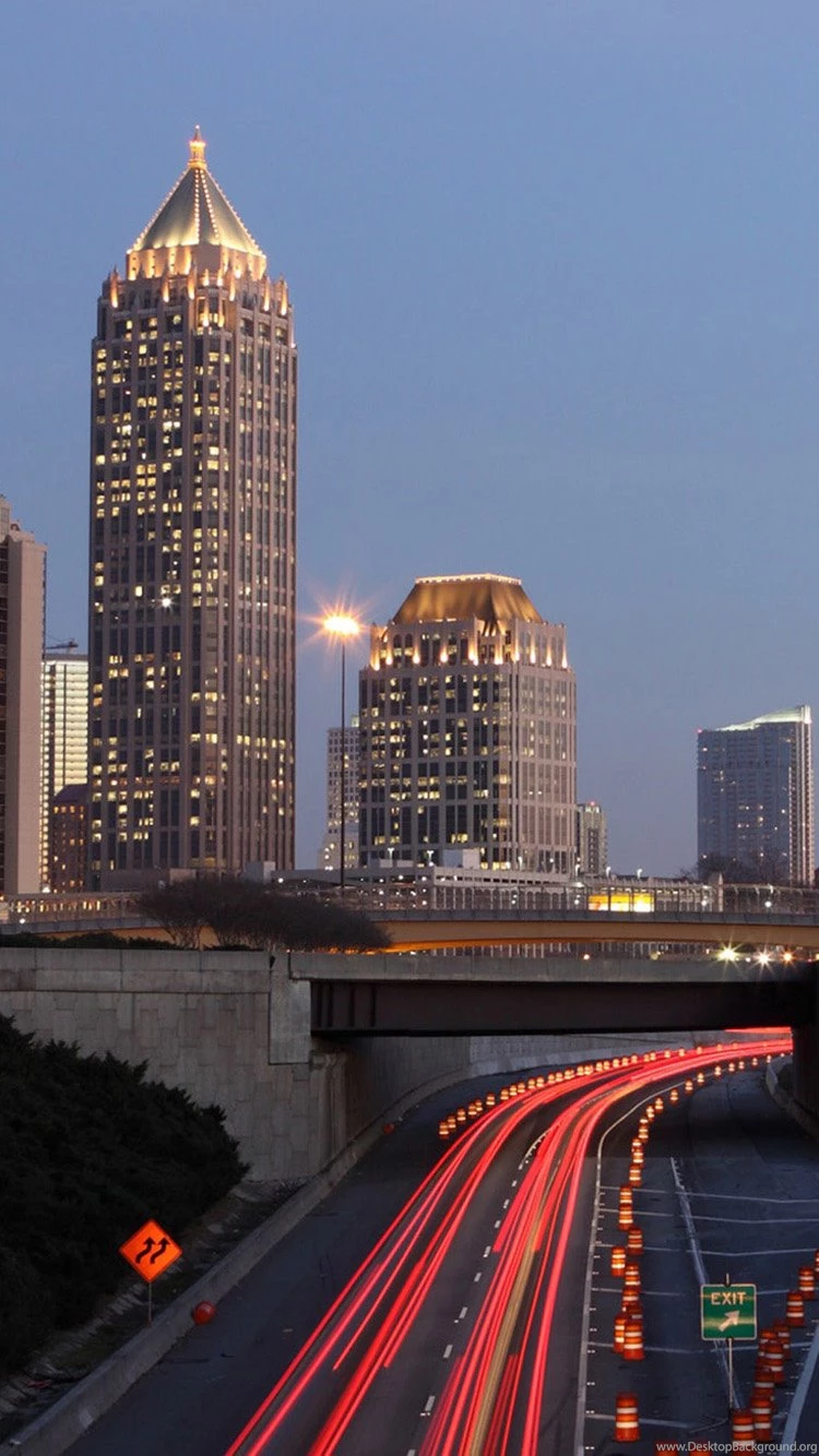 Beautiful Atlanta City iPhone 6 Wallpapers