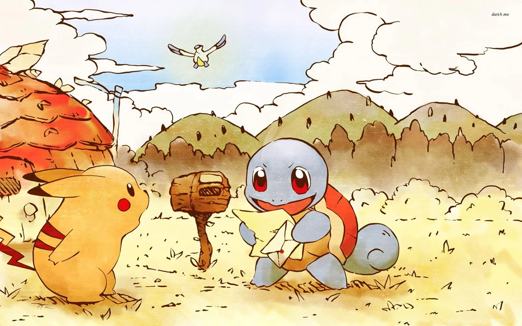 Pikachu And Squirtle Wallpapers