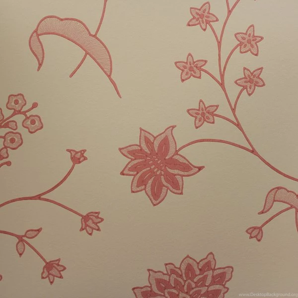 Colefax And Fowler Marchwood Calcott Wallpapers   Red 07975/04