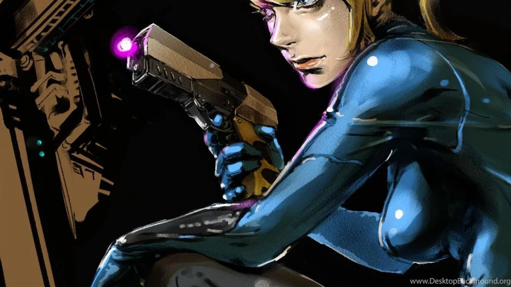 Metroid Samus Aran Zero Suit Wallpapers (