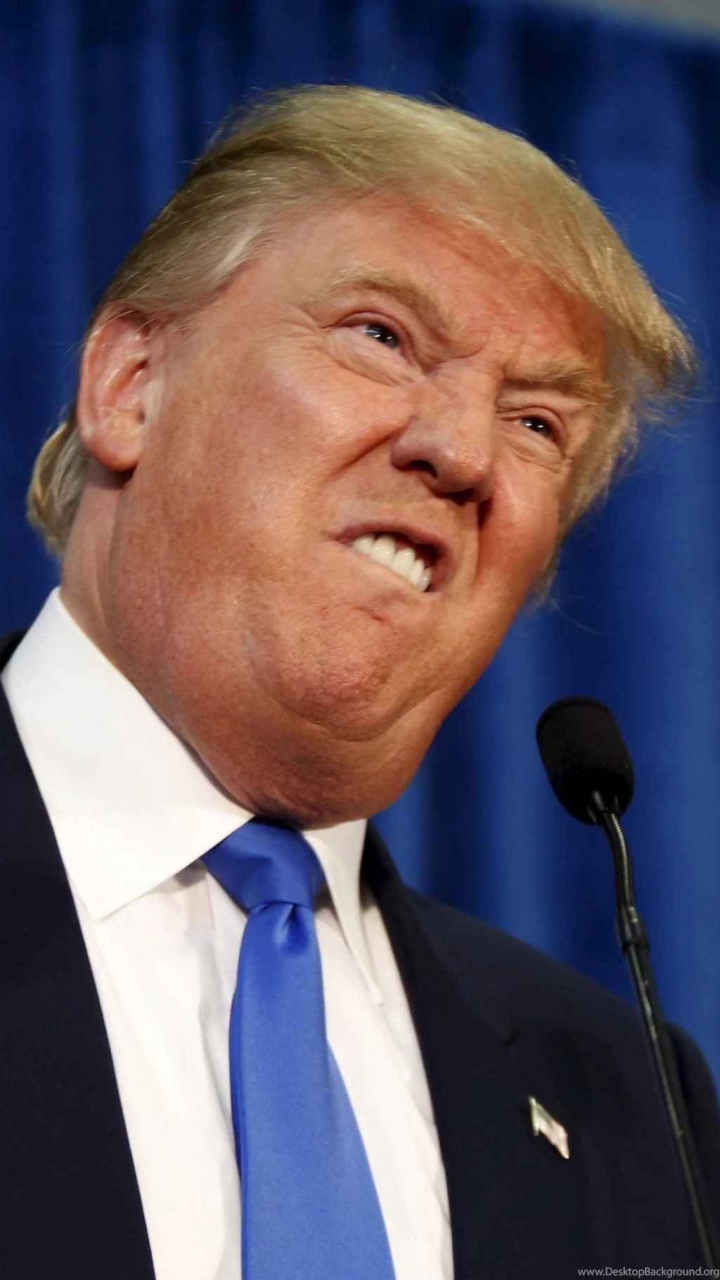 Trump Making A Funny Face iPhone 6 Plus Wallpapers (1080x1920)