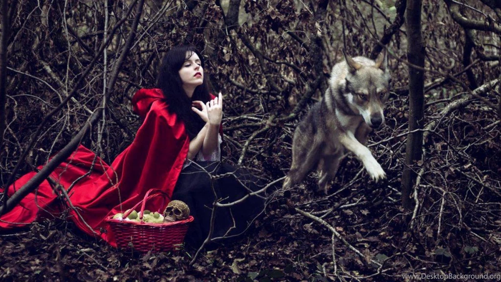LITTLE RED RIDING HOOD WALLPAPER (