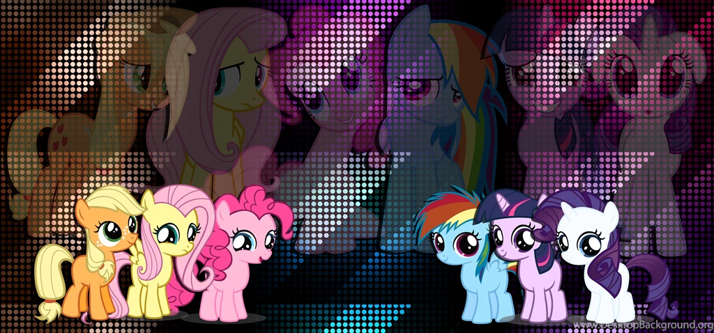 Wallpapers Vector Mane Six As Group On MLPFiM GlobalArtwork ...