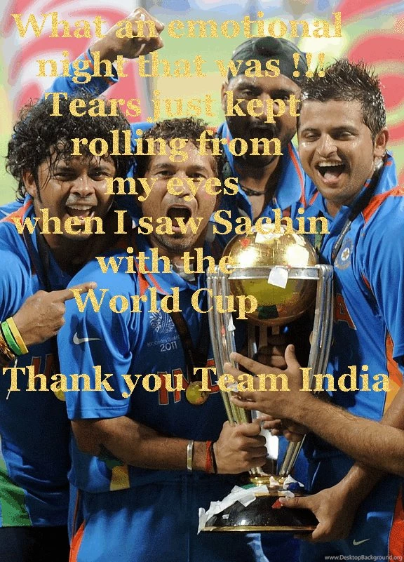 Congratulations Team India