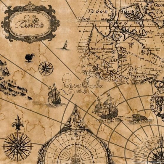 Beautiful Pirate Map!