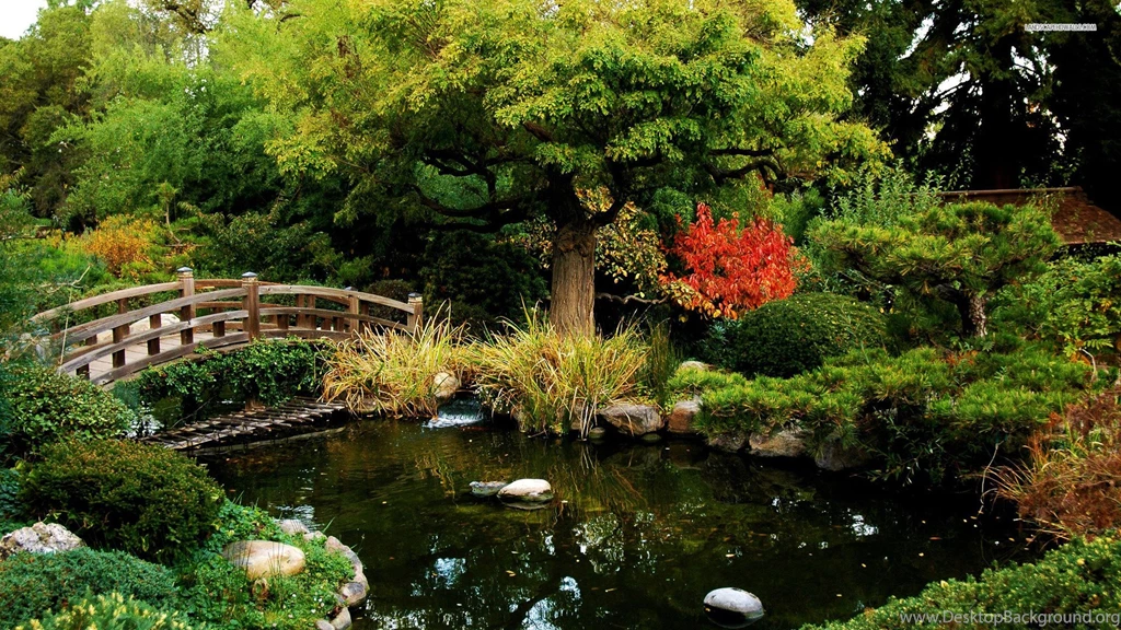 Gardens Wallpaper: Artistic Spring Japanese Garden Wallpapers On ...