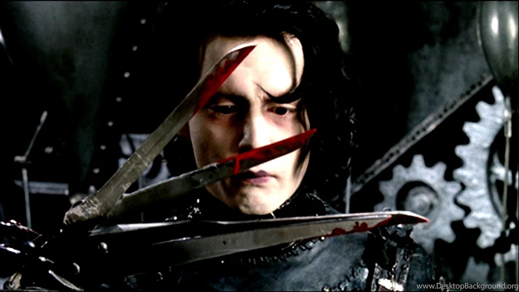 EDWARD SCISSORHANDS Drama Fantasy Romance Depp Dark Blood ...