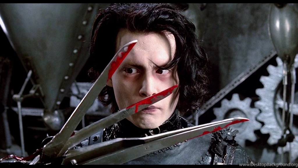 EDWARD SCISSORHANDS Drama Fantasy Romance Depp Dark Blood ...