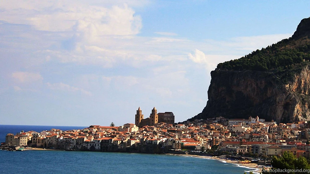 Wallpapers Sicily Travel Palermo Bay Cefalu Italy 1920x1080 ...