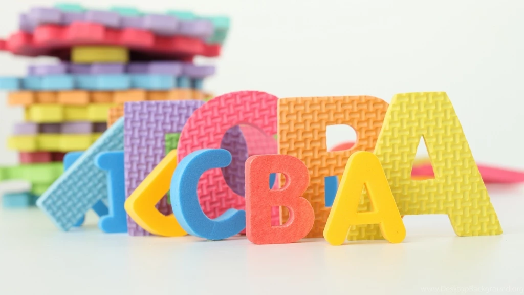 Download Wallpapers 3840x2160 Letters, Toys, Learning, Children ...