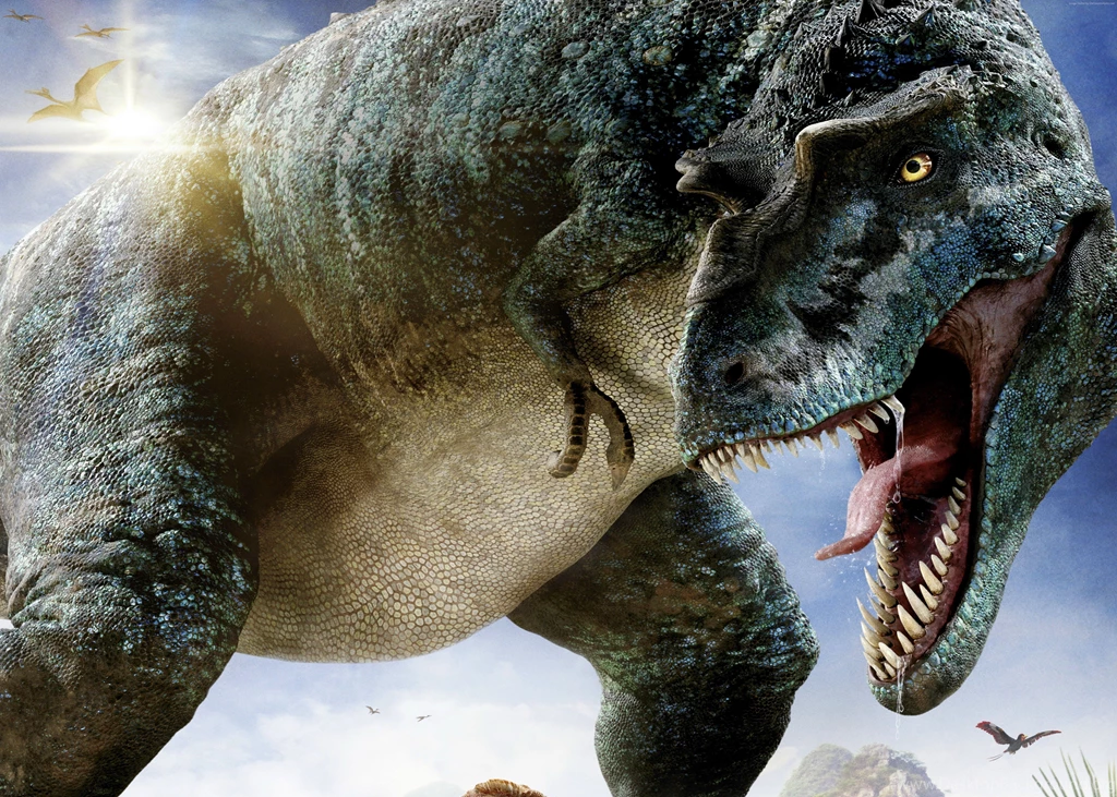 Tyrannosaurus Wallpaper, Art / Recent: Tyrannosaurus, Ornithomimus ...