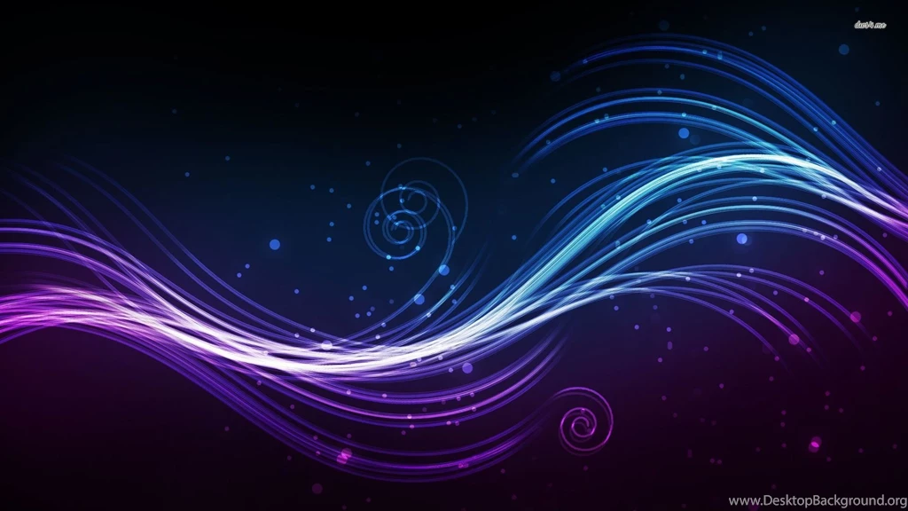 Purple Waves, Swirls And Circles ImgMob
