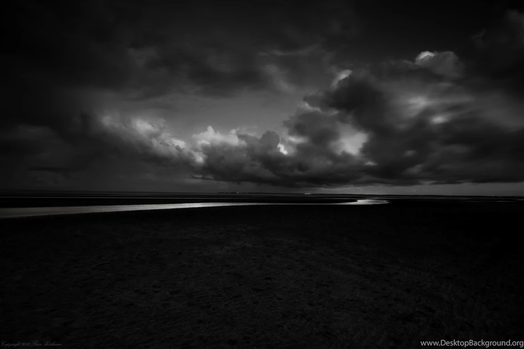 Dark Black Landscape Wallpapers