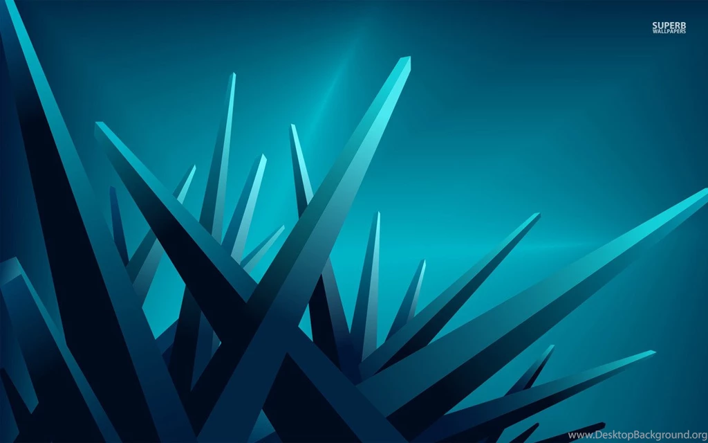 Blue Crystal Heart Wallpapers