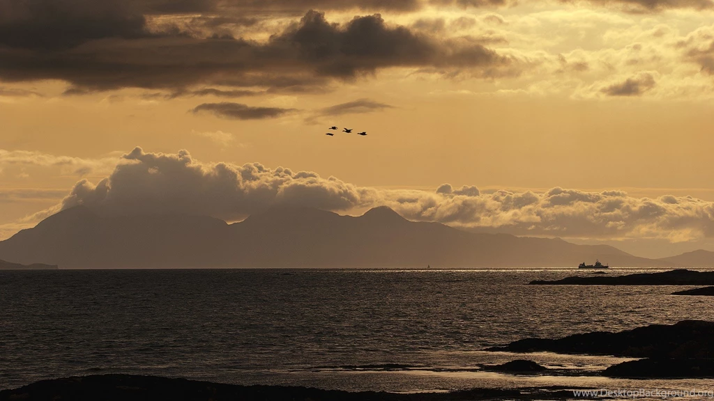 Landscape, Wallpaper, Zorrofox4, Island, Dark (