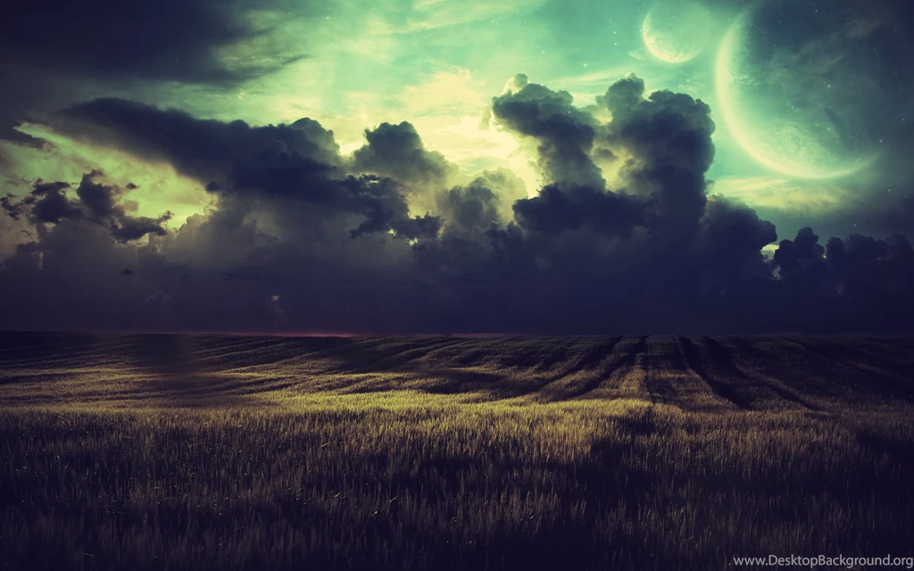3d Landscape With Dark Sky Wallpapers By RoseOlesen ...