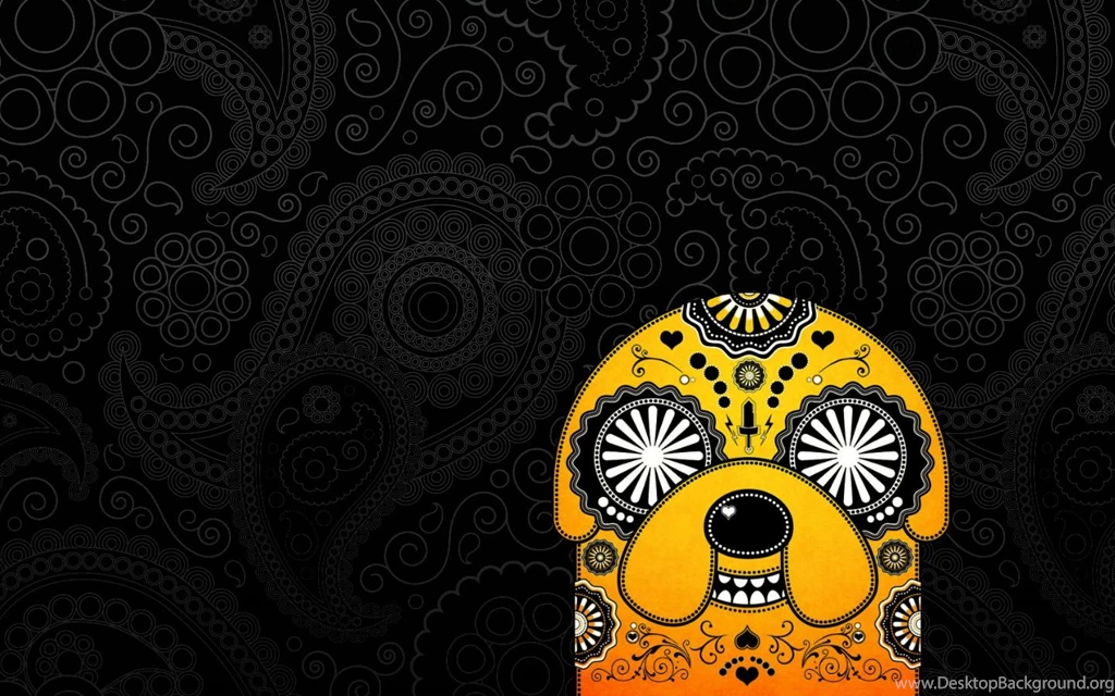 Jake From Adventure Time With Wicked Patterns [1440x900]   Imgur