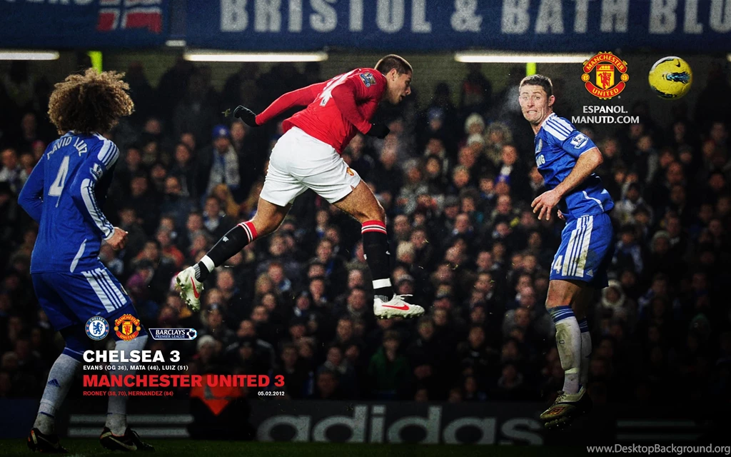 Man Utd Chicharito Scores Chelsea Smartphone Wallpapers