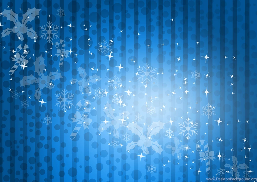 Free Blue Christmas Backgrounds With White Scatters