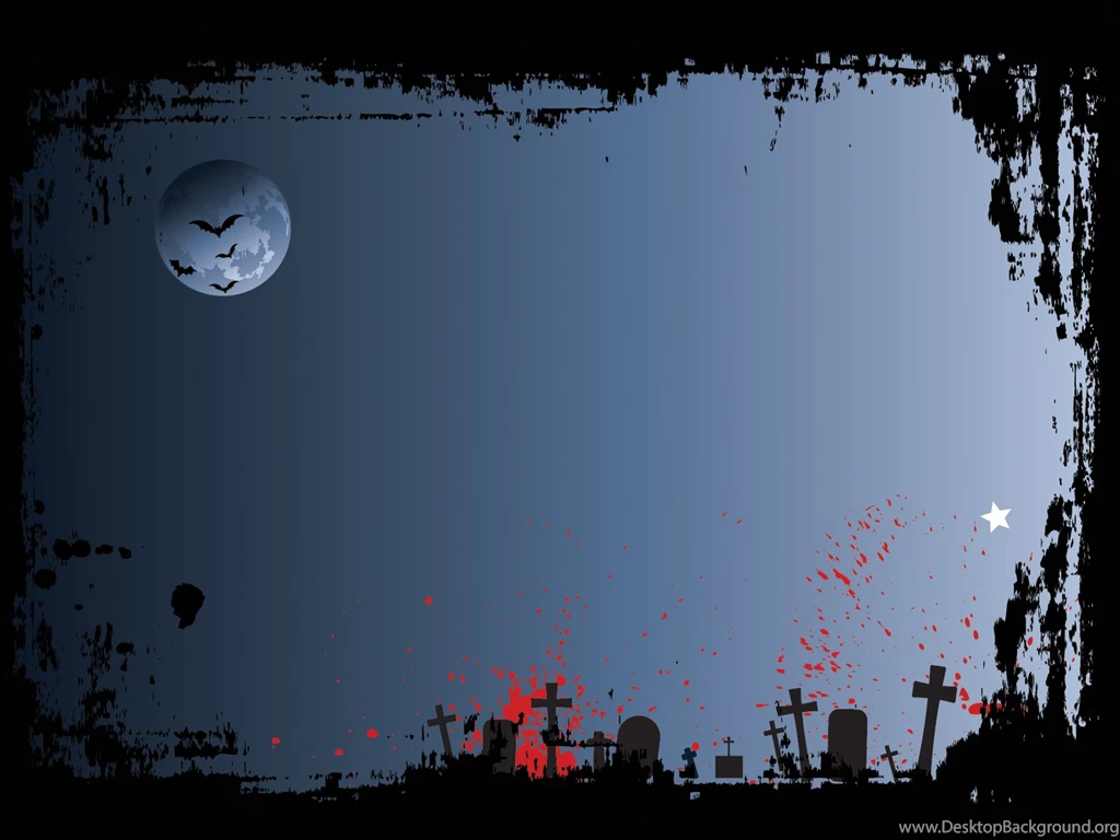 Graveyard Powerpoint Themes Powerpoint Templates Black, Blue ...