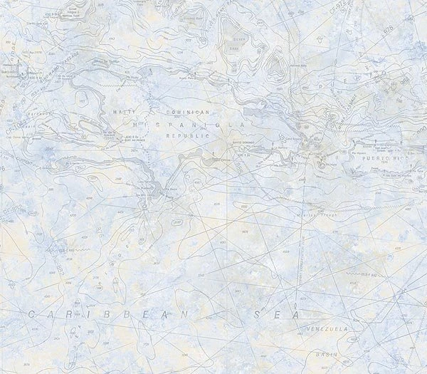 Pale Blue Nautical Charts Wallpapers By Chesapeake