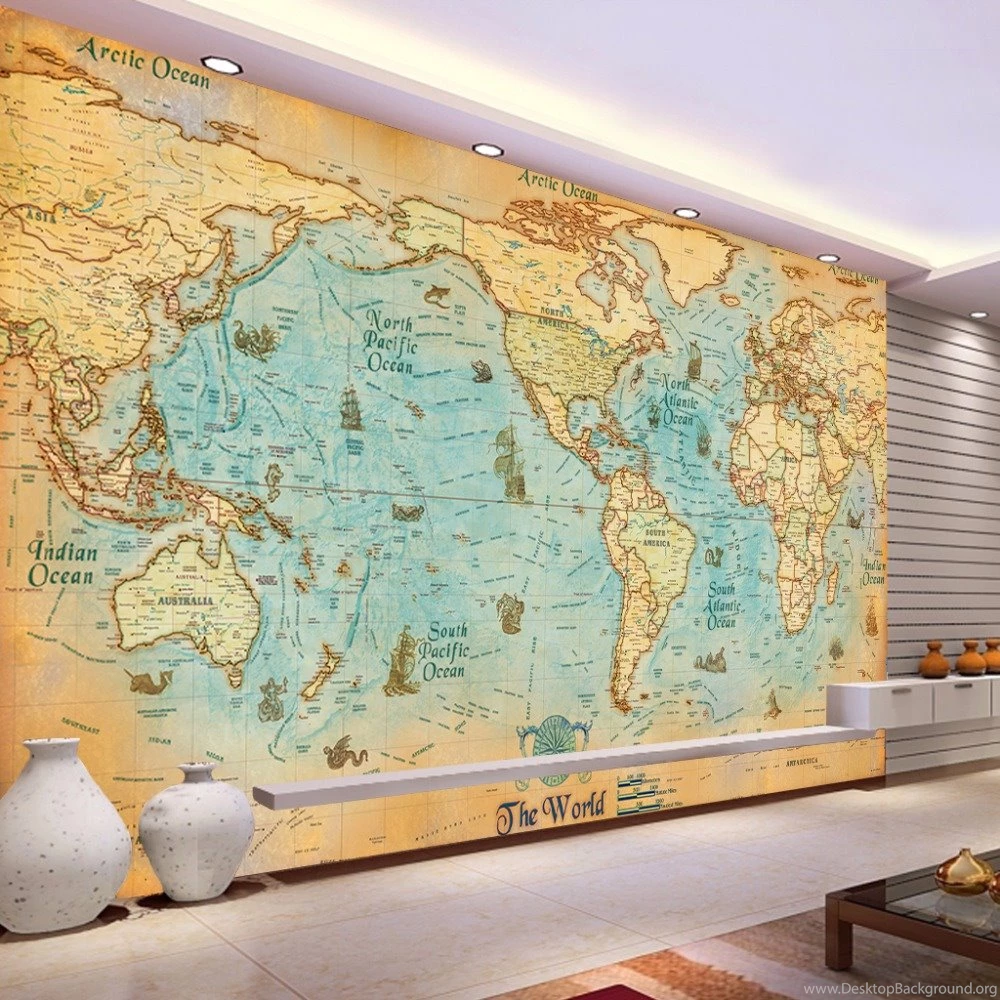 Online Get Cheap Nautical Map Wallpapers Aliexpress.com