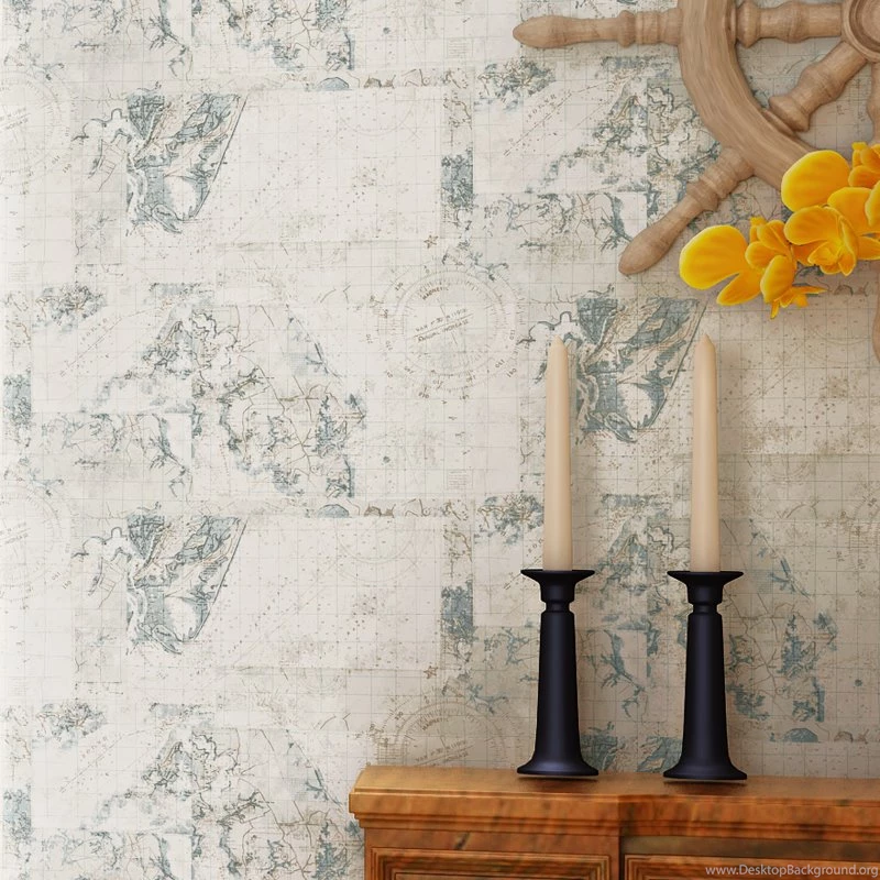 Online Buy Wholesale Nautical Map Wallpapers From China Nautical ...