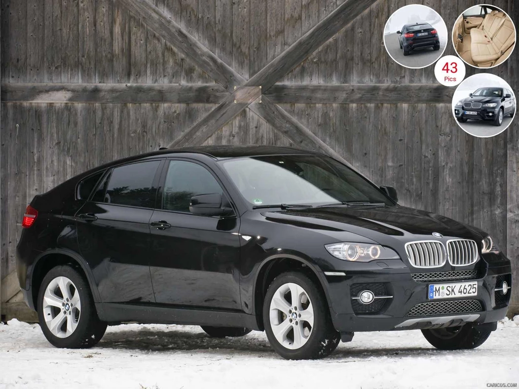 2012 BMW X6 In Snow   Front