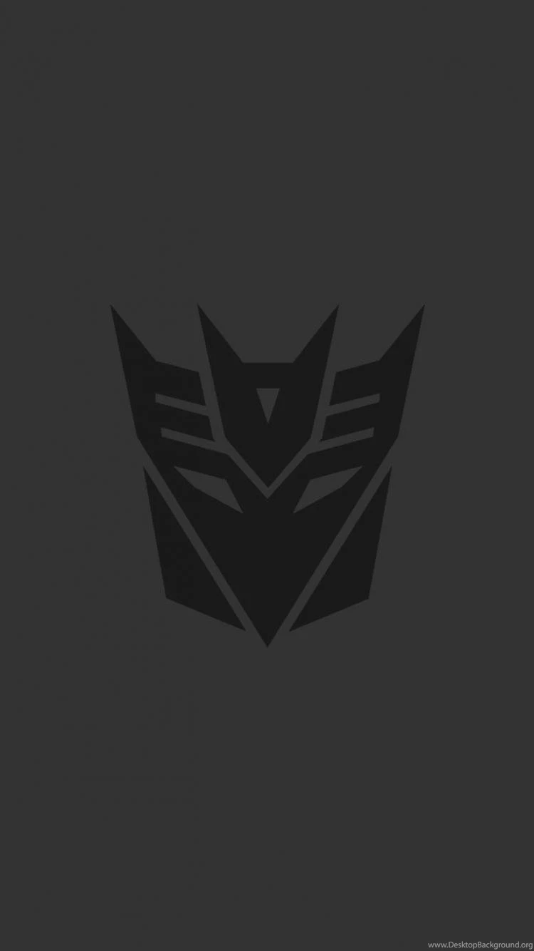 Black Minimalistic Transformers Dark Simple Decepticons Wallpapers ...