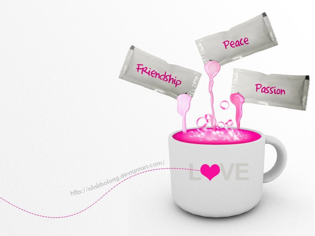 Cup Of Love Wallpapers
