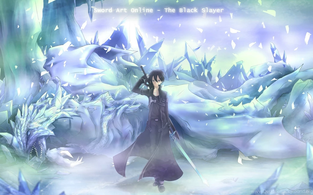 36 Sword Art Online Kirito Ice Blue Free Desktop Wallpapers 1118 ...