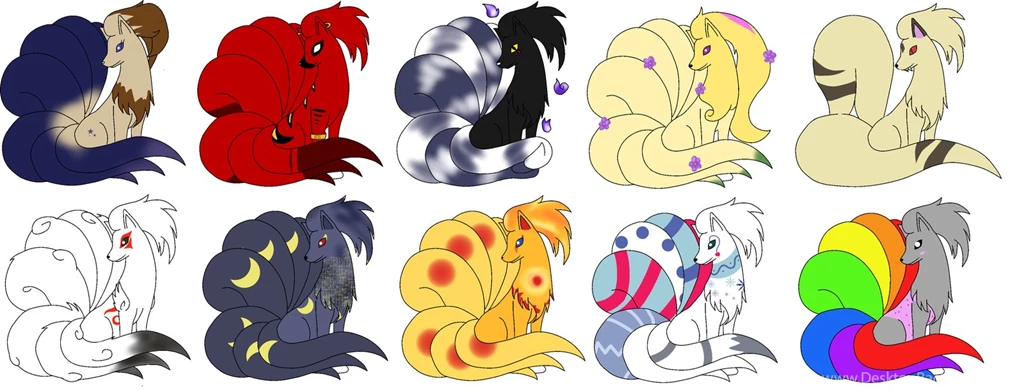 Ninetales Splice Adoptables Part 2 By Aven Mochi On DeviantArt