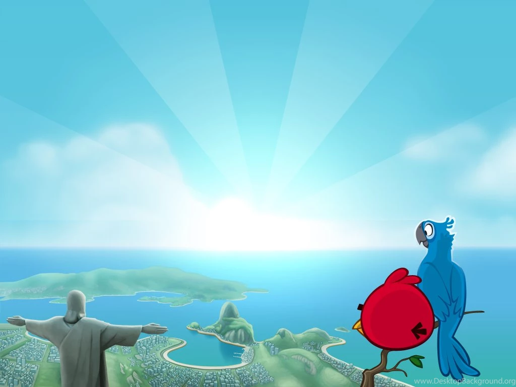 Angry Birds Rio Wallpapers
